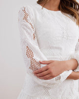 Octavia Dress - White - First Design