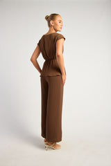 Cora Pants - Brown