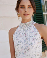 Pip Midi Dress - White Floral - First Design