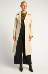 Landon Trench Coat - Bone