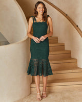 Reneylla Dress - Emerald Green - First Design