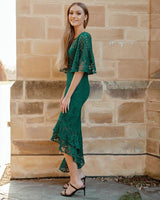 Reyna Dress - Green - First Design