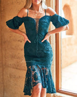 Riana Dress - Emerald Green - First Design