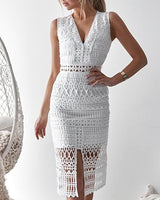 Scarlett Dress In White - First Design