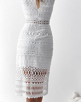 Scarlett Dress In White - First Design