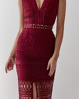 Scarlett Dress in Wine - First Design