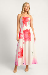 Annabel Wildflower Maxi Dress - Pink