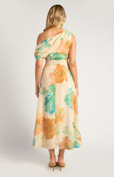 May Midi Dress -TangerineBlue