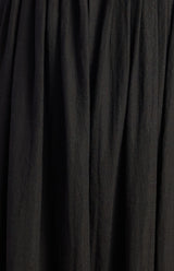 Kaye Pleated Midi Dress - Black