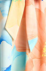 Ariel Floral Maxi Dress - Blue