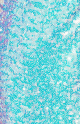Sequin Mini Dress- Blue - First Design