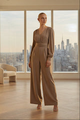 Hanna Jumpsuit -Taupe
