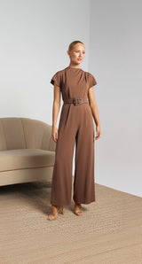 Chisa Jumpsuit - Chocolate