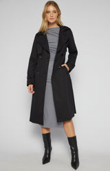 Asher Trench Coat- Black