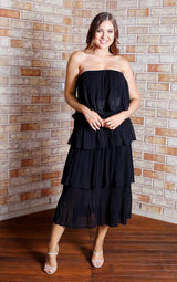 Tango Maxi Dress - Black - First Design