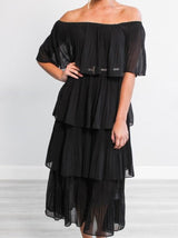 Tango Maxi Dress - Black - First Design