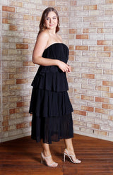 Tango Maxi Dress - Black - First Design