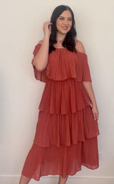 Tango Maxi Dress - Rust - First Design