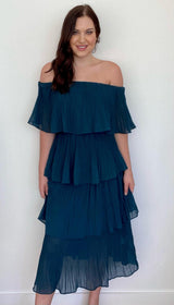Tango Maxi Dress - Teal - First Design