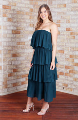 Tango Maxi Dress - Teal - First Design