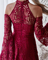 Tanya Dress in Burgundy - First Design