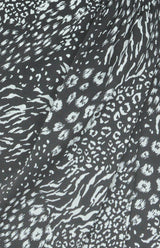 Tash Mini Dress - Black Leopard - First Design