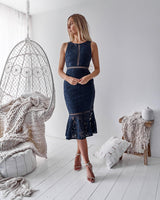 Tia Dress in Navy - First Design