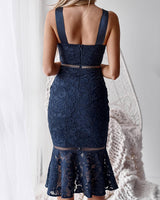 Tia Dress in Navy - First Design