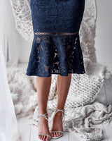 Tia Dress in Navy - First Design