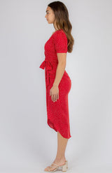 Tiffiny Dress - Red Polka - First Design