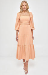 Vanity Dress- Apricot - First Design