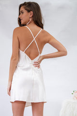 Waterfall Dress in White - First Design