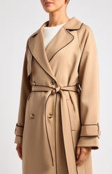 Leah Trench Coat - Mocha