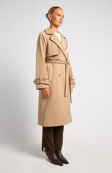 Leah Trench Coat - Mocha