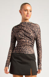 Eman Leopard Top - Leopard