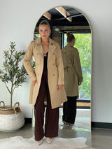 Atlas Trench Coat - Camel