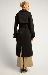 Landon Trench Coat - Black
