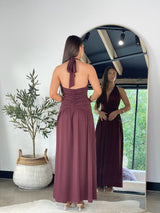 Liane Maxi Dress - Chocolate
