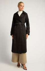 Landon Trench Coat - Black