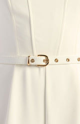 Pisces Halter Neckline Jumpsuit - White