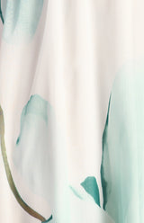 Wildflower Midi Dress -Blue Floral