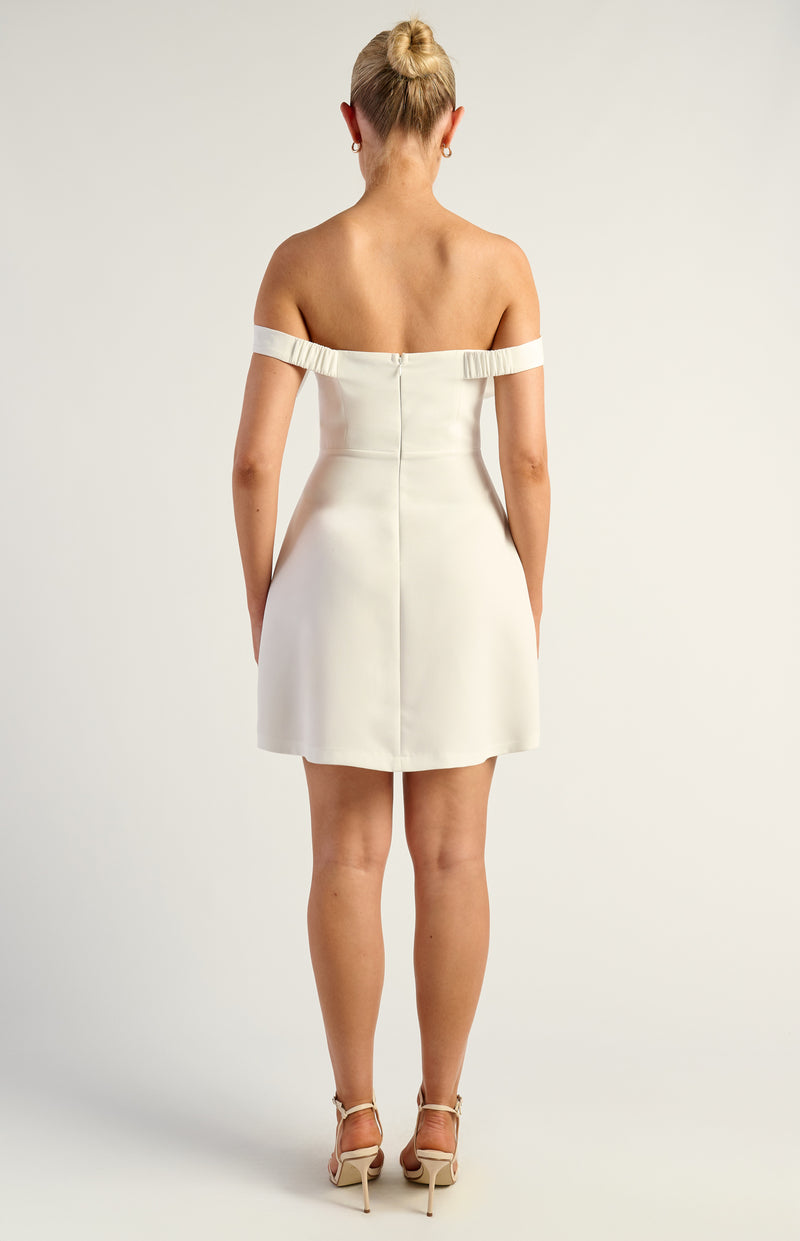 Georgina Mini Dress - White