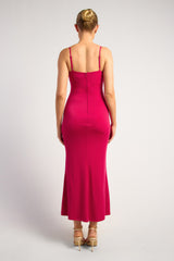 Jessica Maxi Dress - Fuchsia
