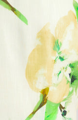 Ashton Bardot Midi Dress - Lemon Floral