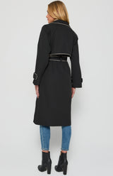 Leah Trench Coat -Black