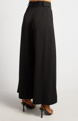 Zayla Wide Leg Trousers - Black