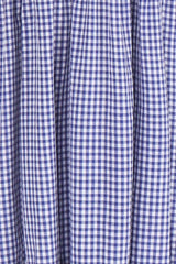 April Maxi Dress - Blue Gingham - First Design