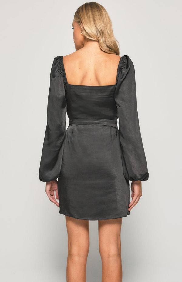 Callie Mini Dress - Black - First Design