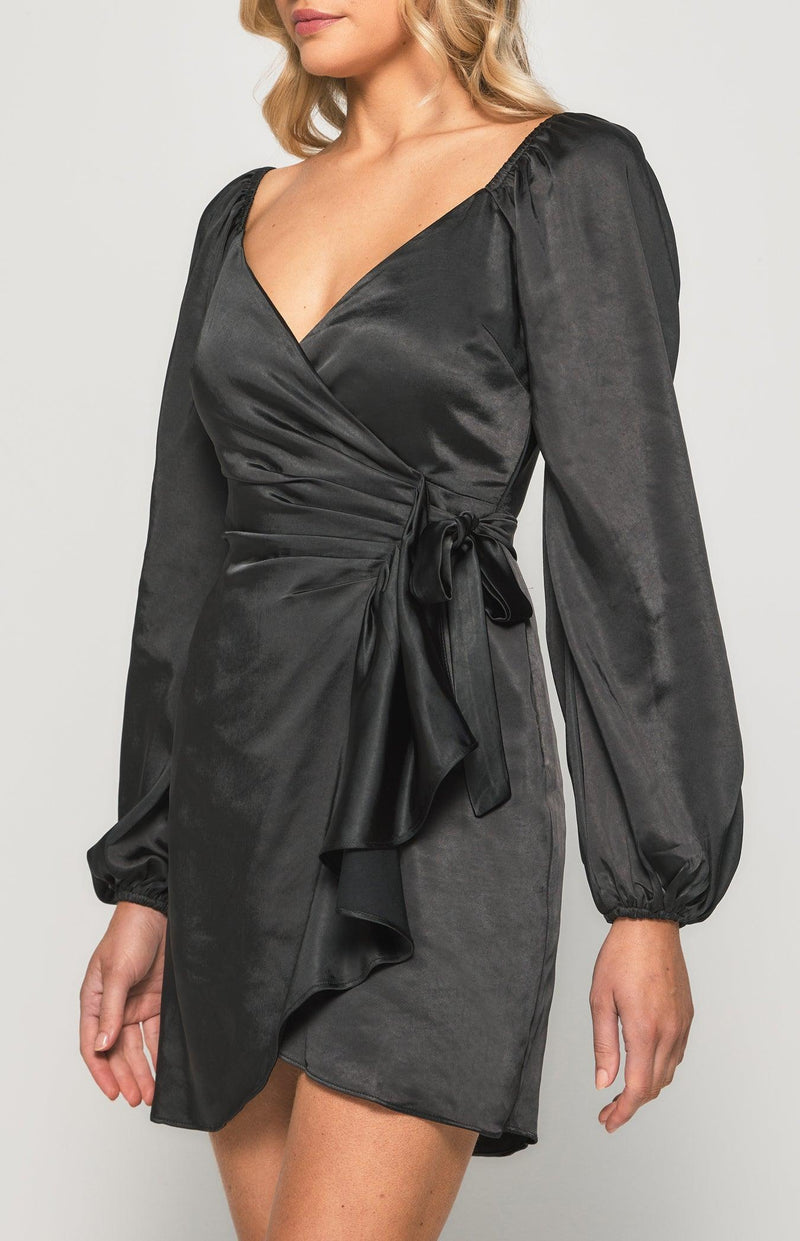 Callie Mini Dress - Black - First Design