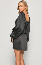 Callie Mini Dress - Black - First Design